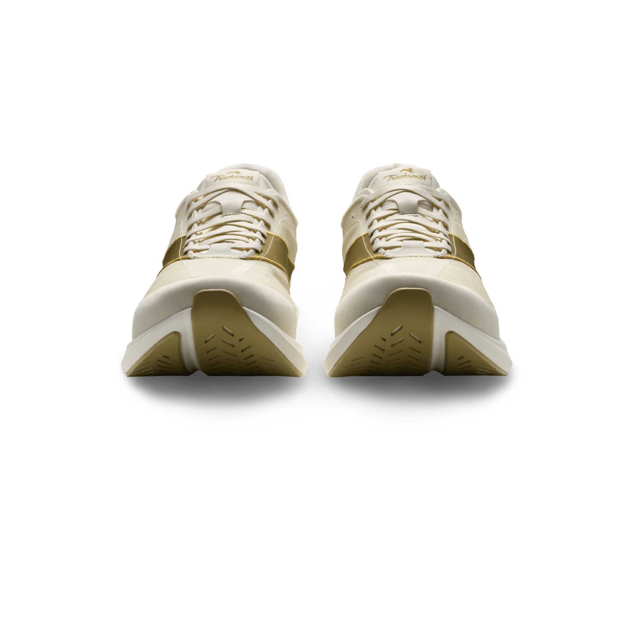 Tracksmith Eliot Racer - Unisex - Ivory/Gold - Interval Running