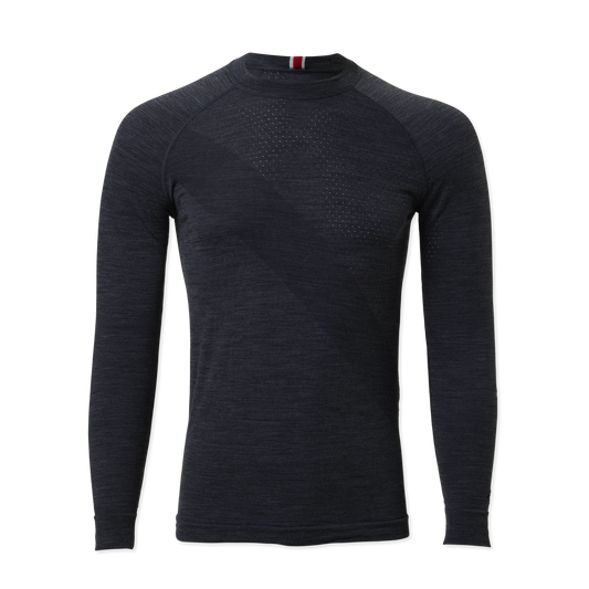 Tracksmith Men's Brighton Base Layer - Navy - Interval Running