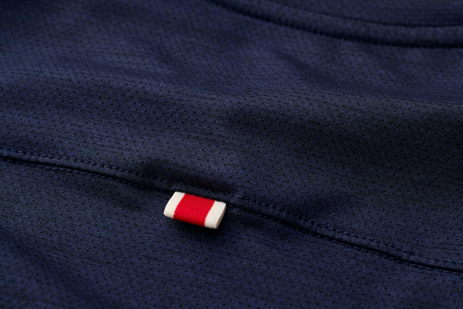 Tracksmith Men's Long Sleeve Session Tee - Navy - Interval Running