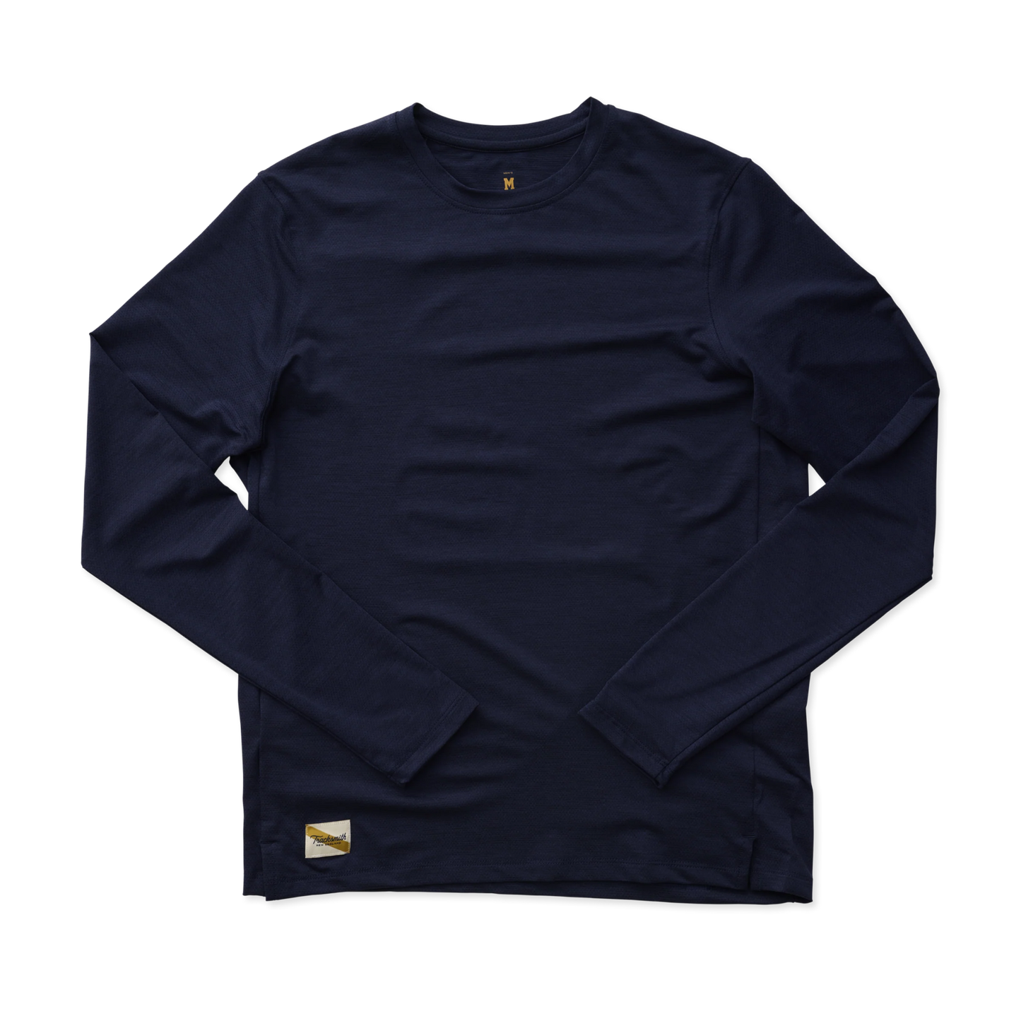 Tracksmith Men's Long Sleeve Session Tee - Navy - Interval Running