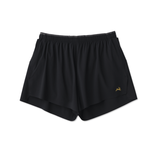 Tracksmith Men's Meridian Shorts – Black - Interval Running