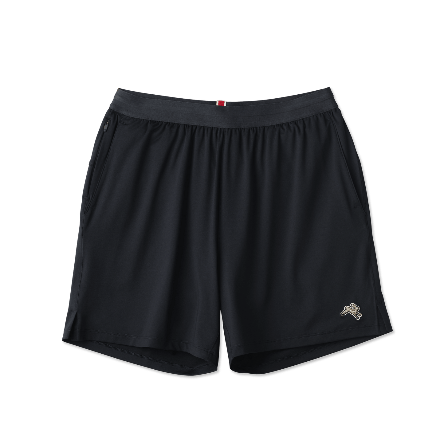 Tracksmith Men's Session 2 - in - 1 Shorts - Black - Interval Running