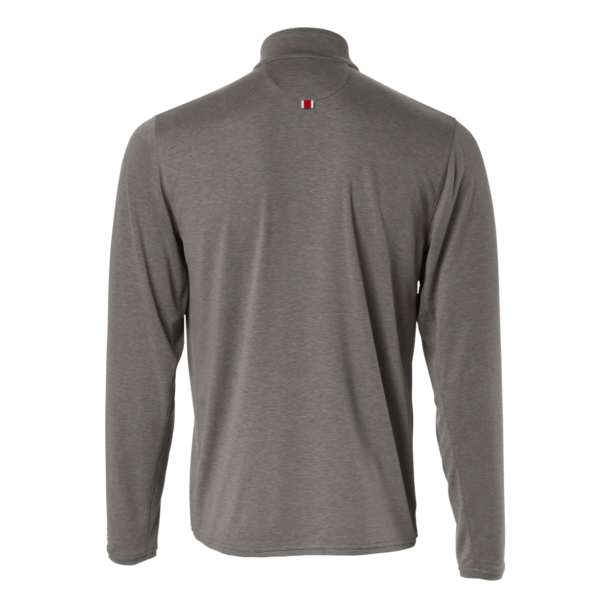 Tracksmith Men's Session Quarter Zip - Brushed Nickel - Interval Running