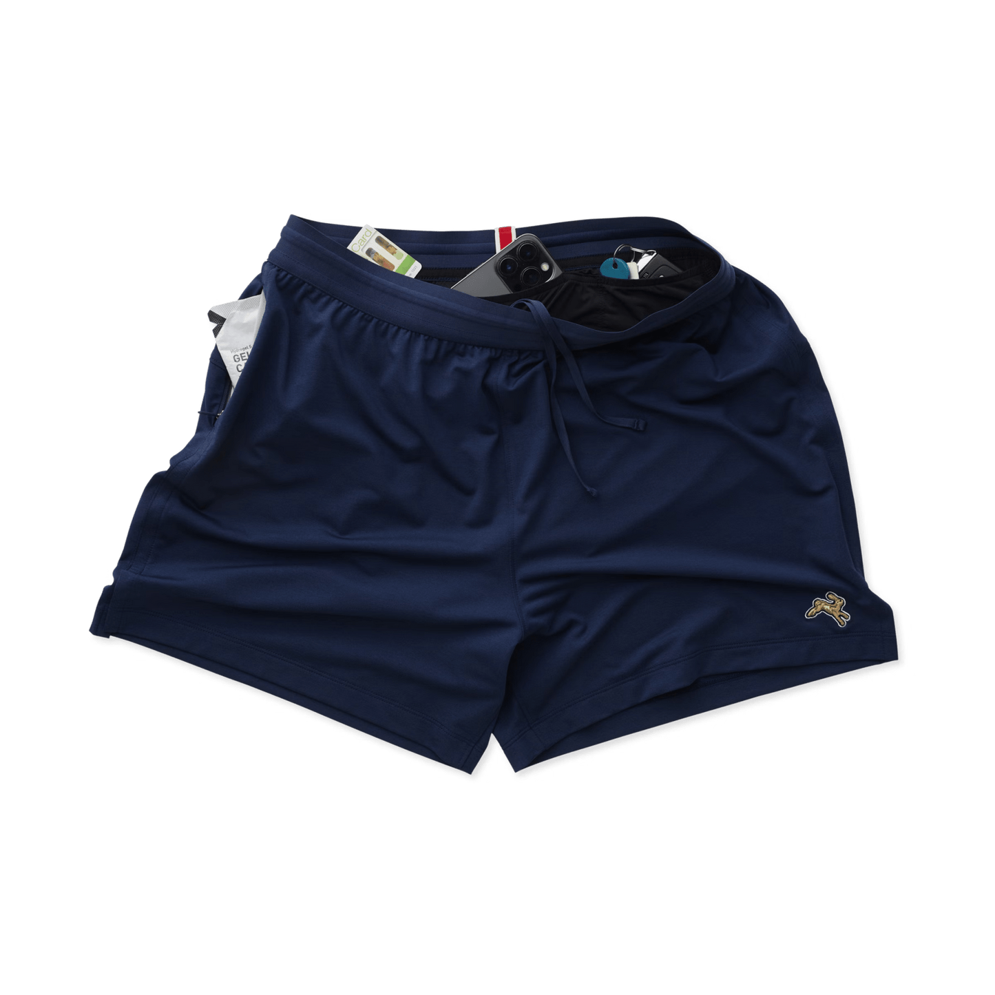 Tracksmith Men's Session Shorts - Navy 5" - Interval Running