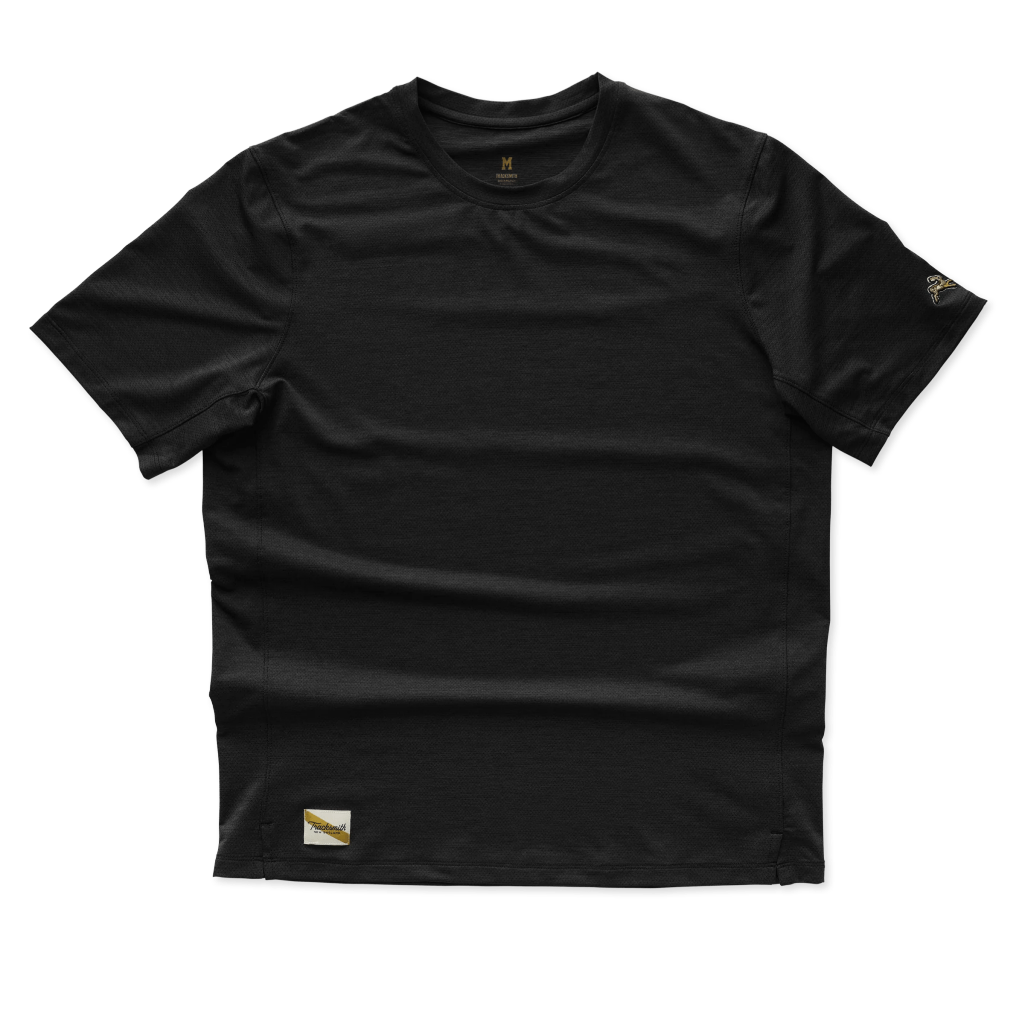 Tracksmith Men's Session Tee - Black - Interval Running