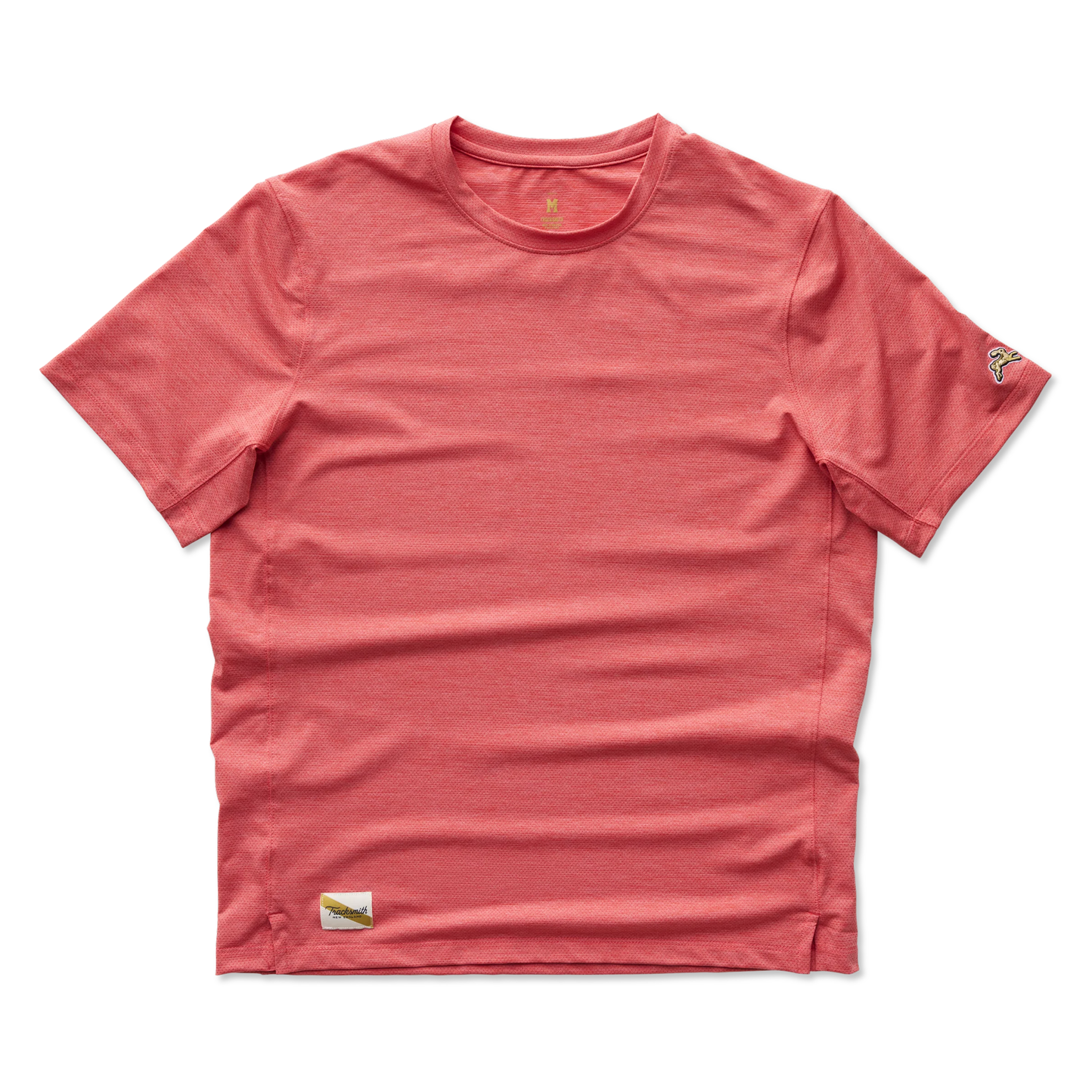 Tracksmith Men's Session Tee - Dark Rose - Interval Running