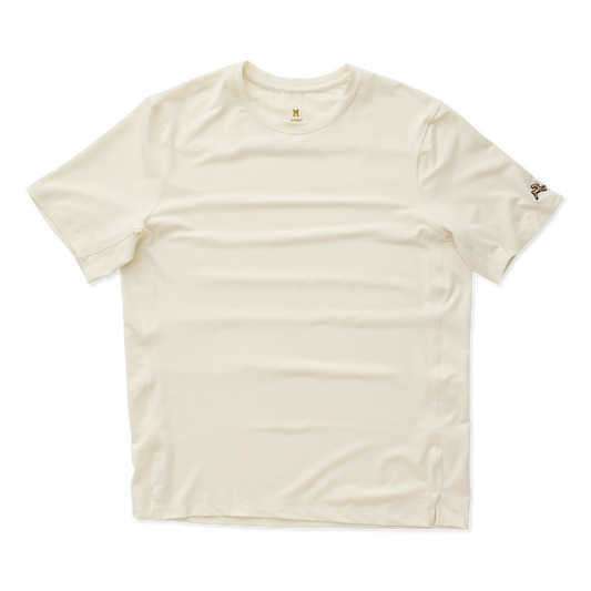 Tracksmith Men's Session Tee - Ivory - Interval Running
