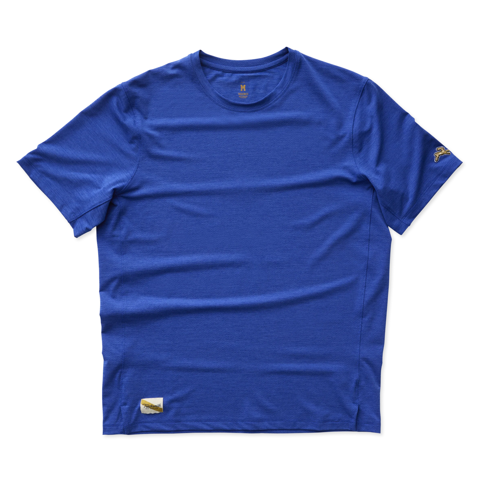 Tracksmith Men’s Session Tee - Royal Blue - Interval Running