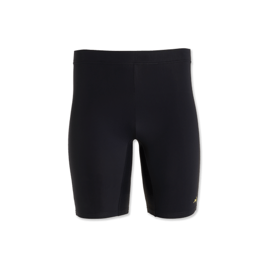 Tracksmith Men's Turnover Half Tights | Black | Lined - Interval Running