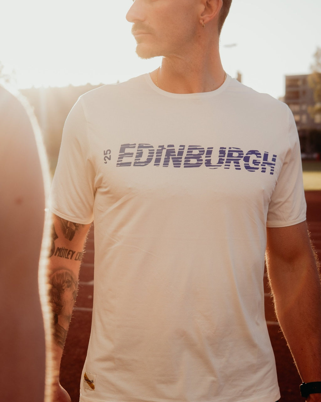 Tracksmith Men's Twilight Tee - Edinburgh '25 - Interval Running