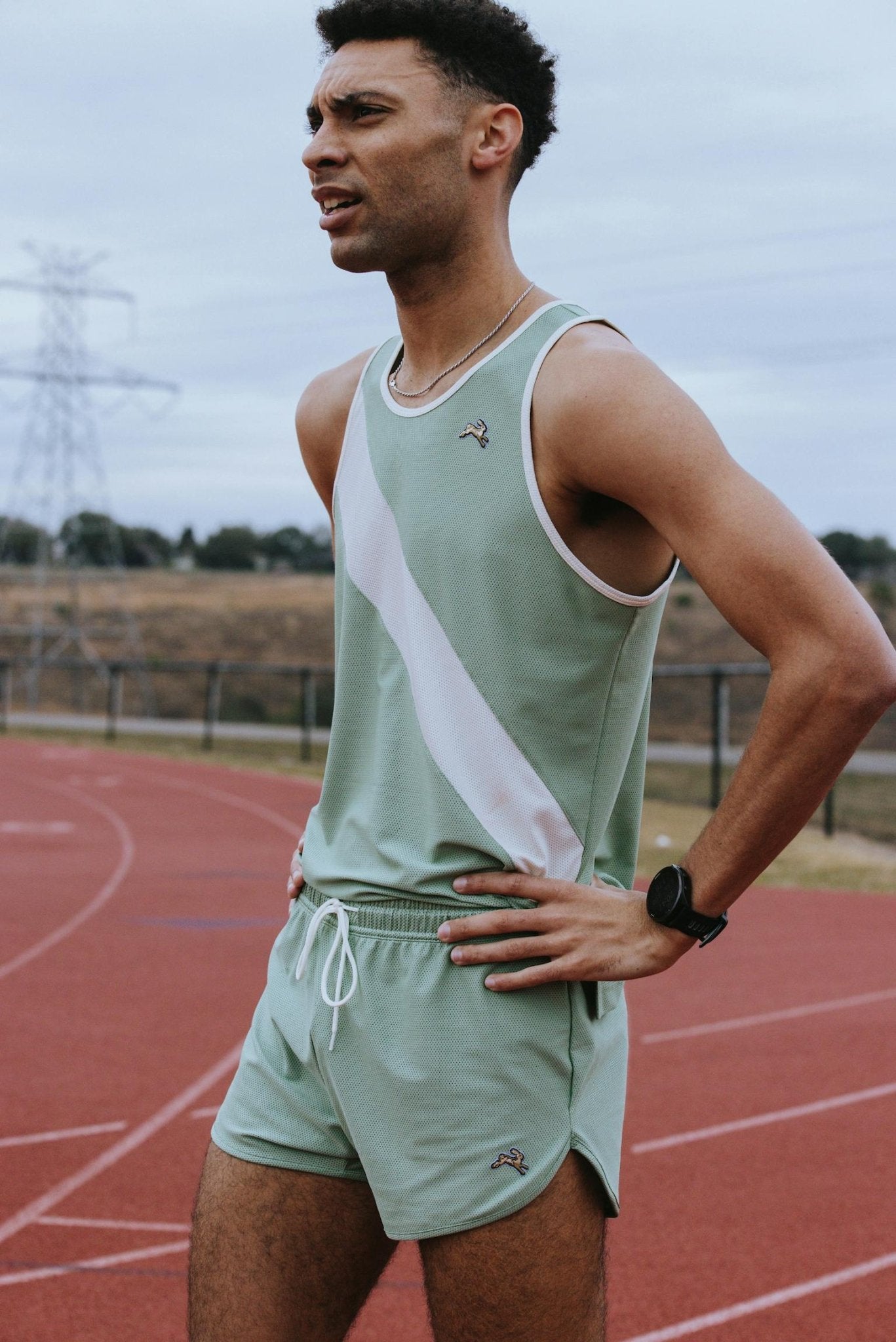 Tracksmith Men's Van Cortlandt Shorts - Loden - Interval Running