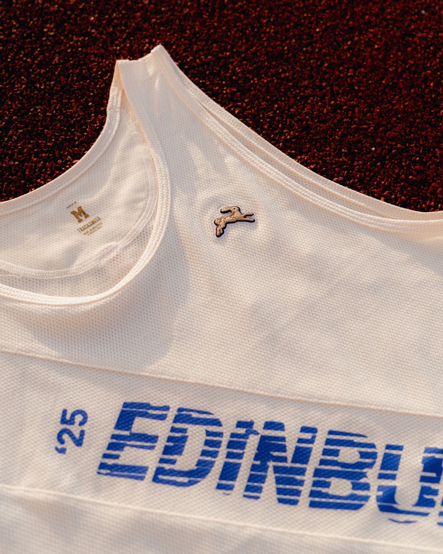 Tracksmith Men's Van Cortlandt Singlet - Edinburgh '25 - Interval Running