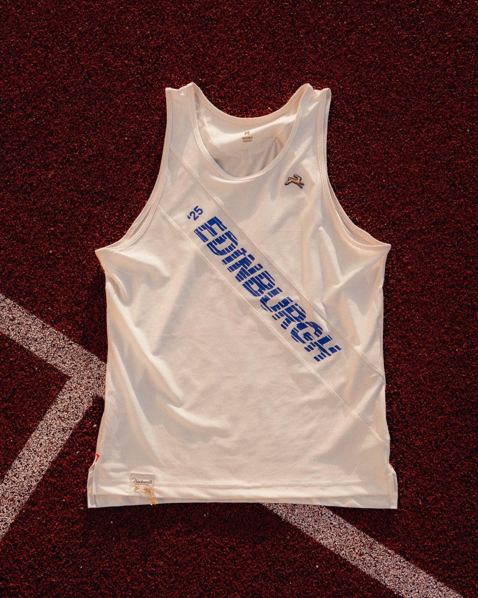 Tracksmith Men's Van Cortlandt Singlet - Edinburgh '25 - Interval Running