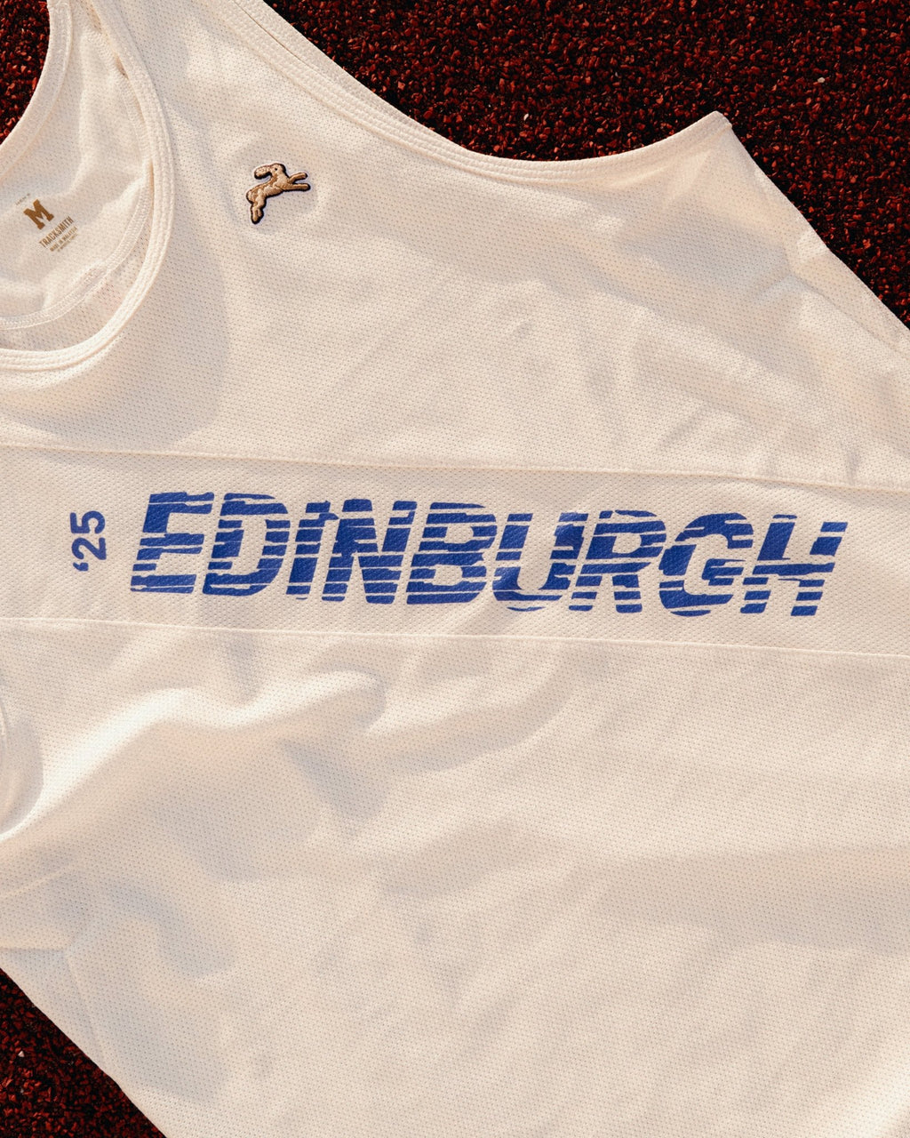 Tracksmith Men's Van Cortlandt Singlet - Edinburgh '25 - Interval Running