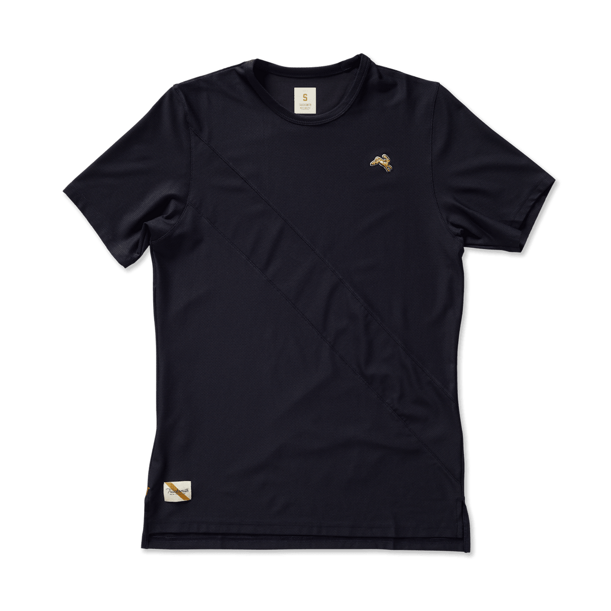 Tracksmith Men's Van Cortlandt Tee - Black - Interval Running