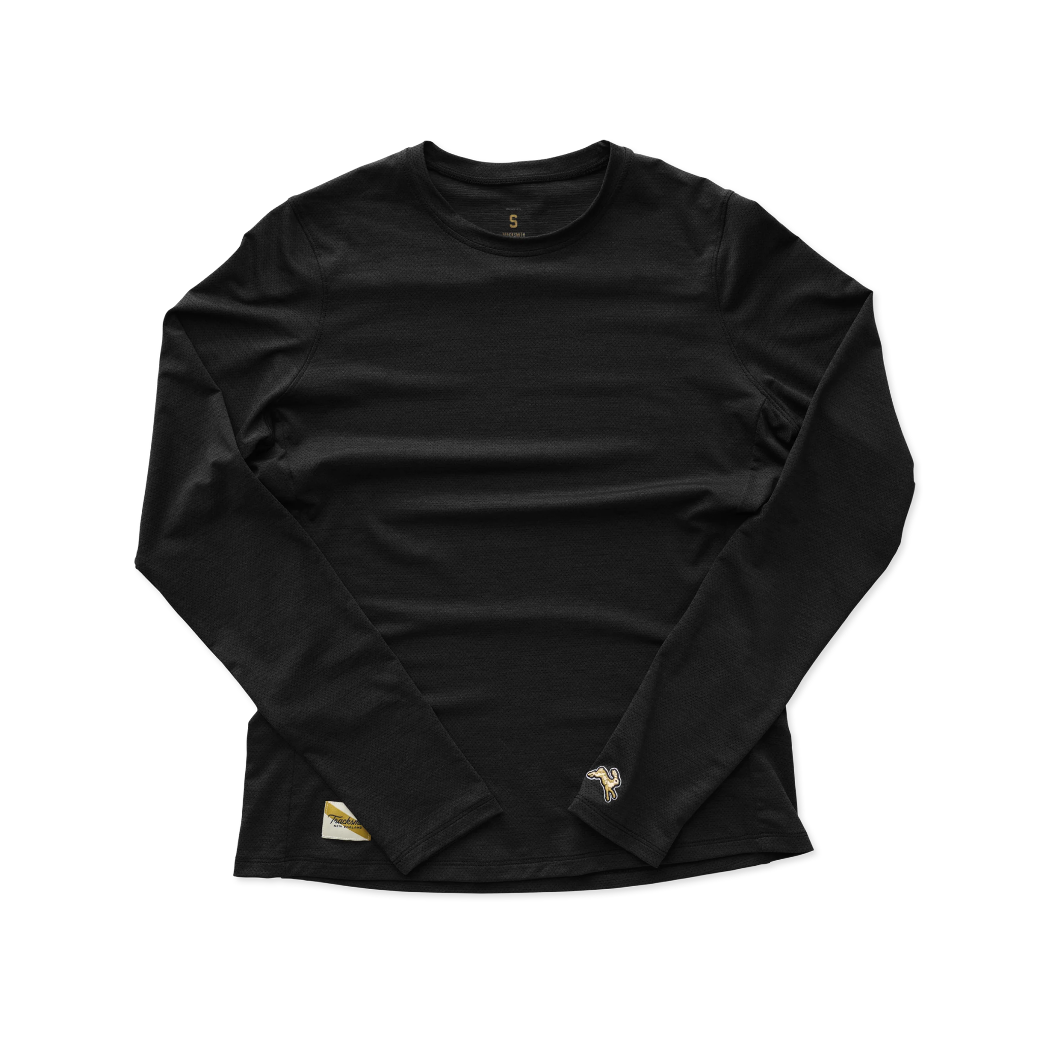 Tracksmith Women's Session Long Sleeve Tee - Black - Interval Running