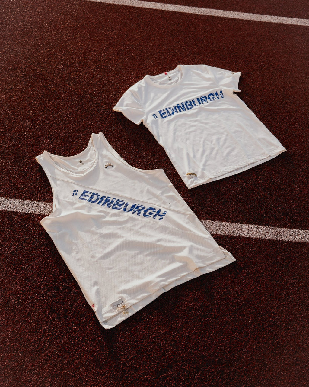 Tracksmith Women's Twilight Tee - Edinburgh '25 - Interval Running
