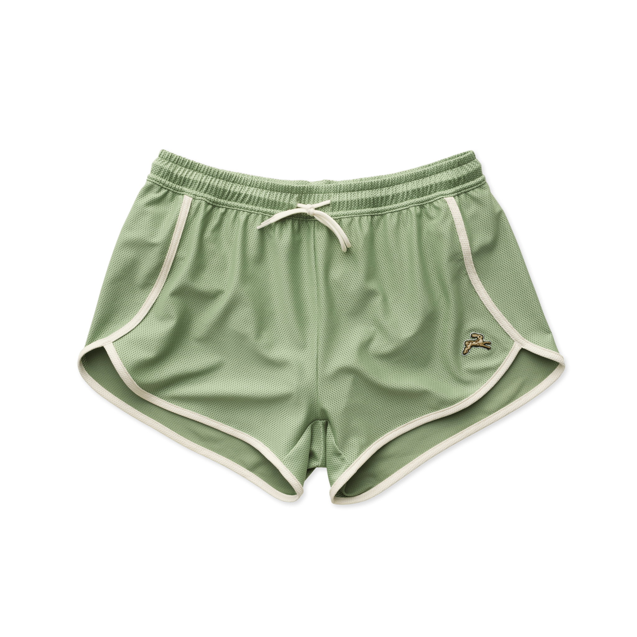 Tracksmith Women's Van Cortlandt Shorts - Loden / Ivory - Interval Running