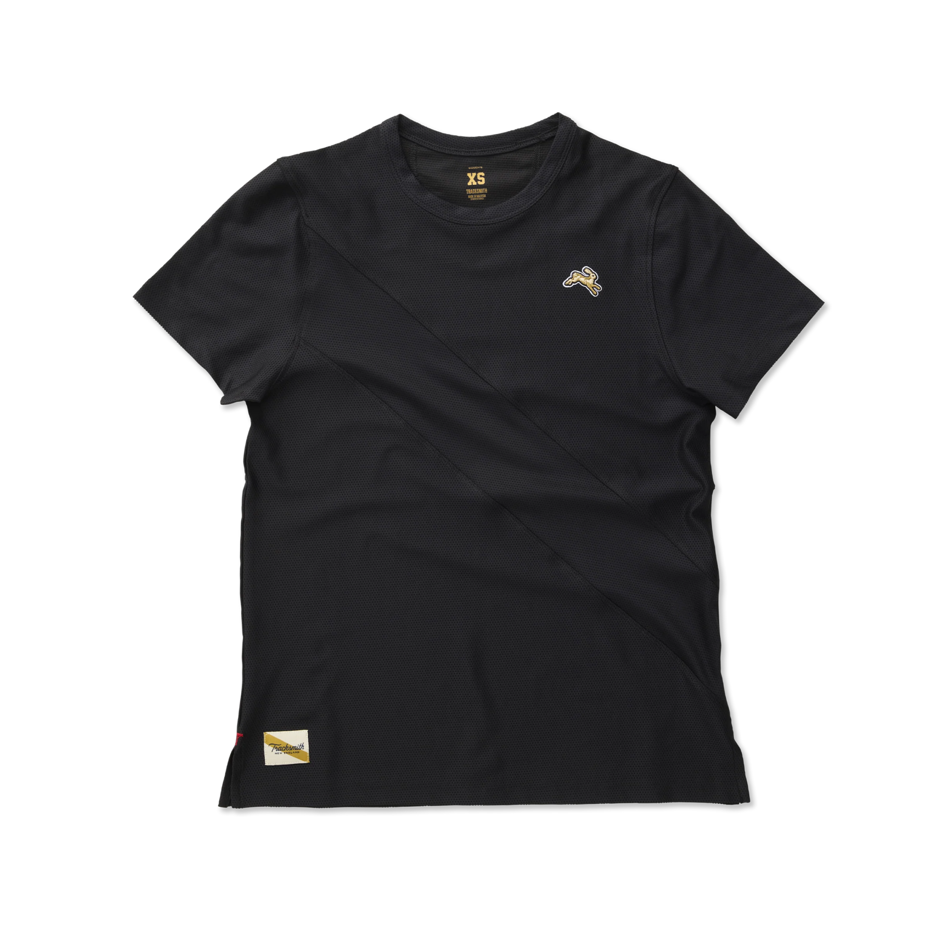 Tracksmith Women's Van Cortlandt Tee - Black - Interval Running