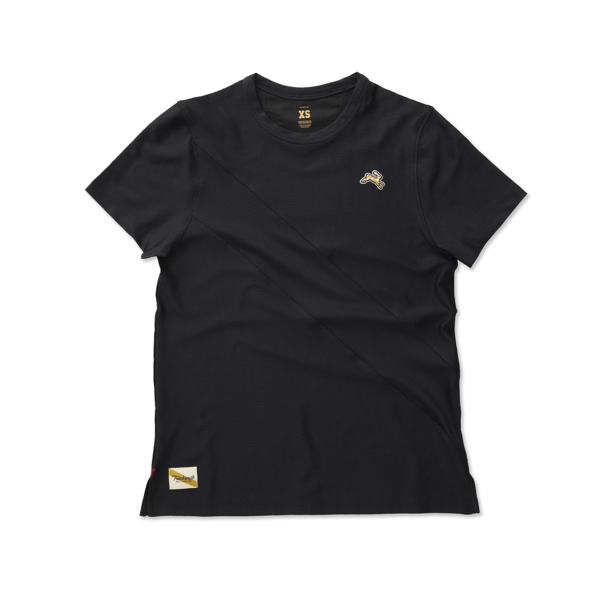 Tracksmith Women's Van Cortlandt Tee - Black - Interval Running