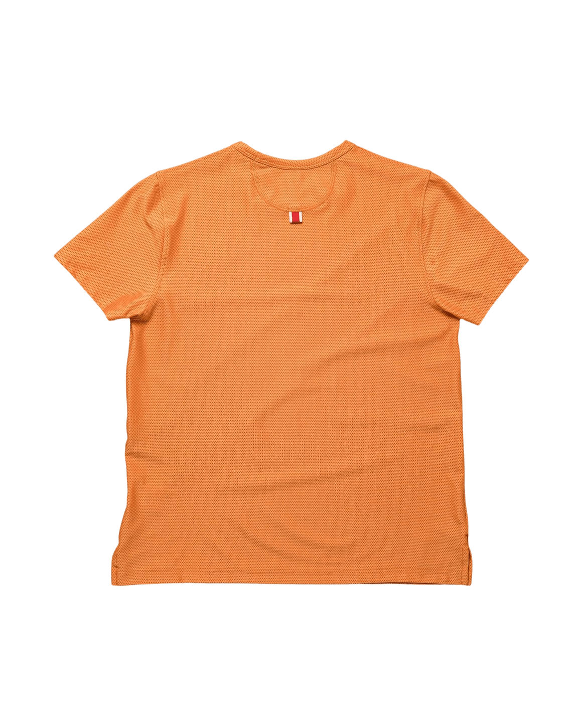 Tracksmith Women's Van Cortlandt Tee – Coral Gold / High Rise - Interval Running