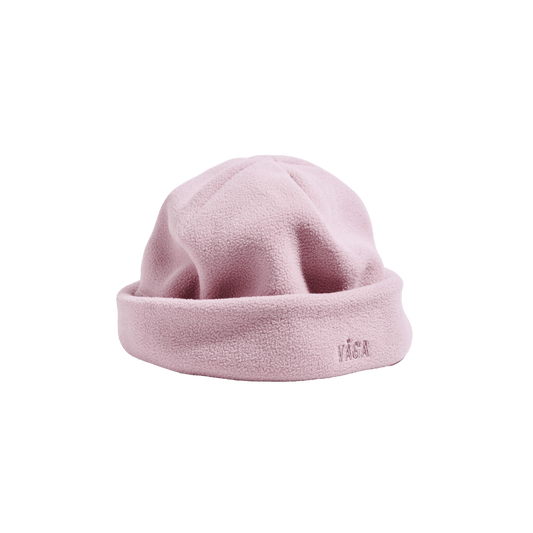 VÅGA Fleece Beanie – Dusky Rose - Interval Running