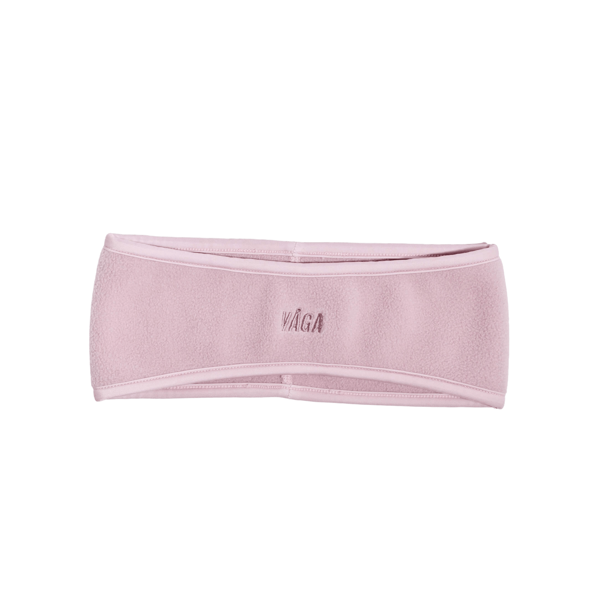 VÅGA Fleece Headband – Dusky Rose - Interval Running
