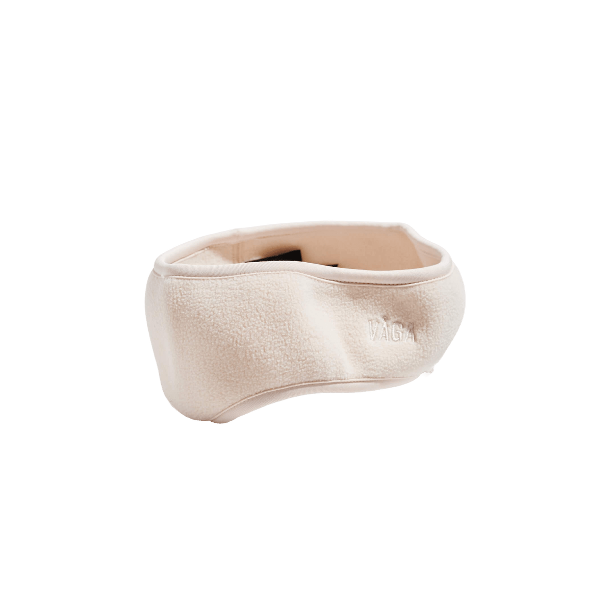 VÅGA Fleece Headband – Ecru - Interval Running