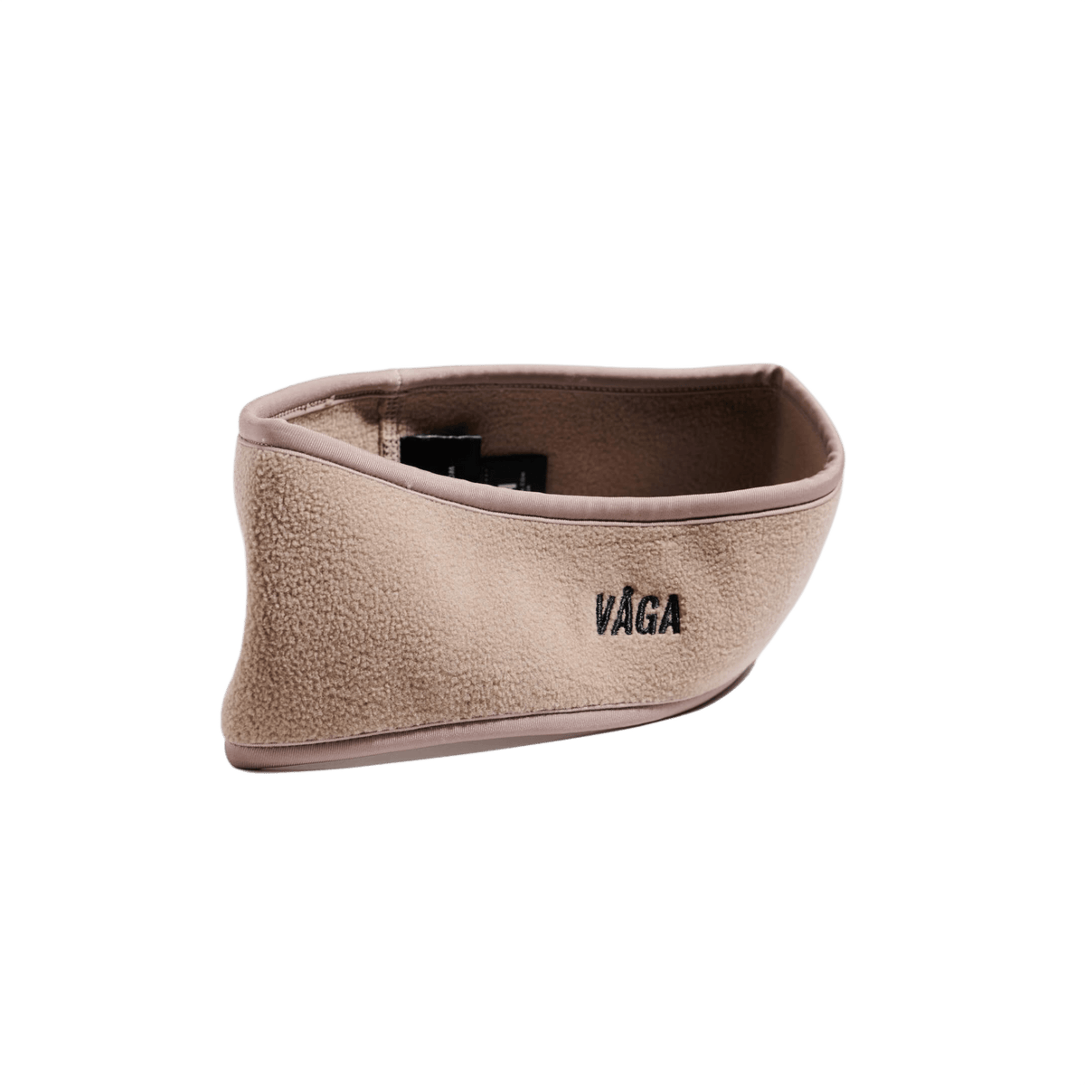 VÅGA Fleece Headband – Taupe - Interval Running