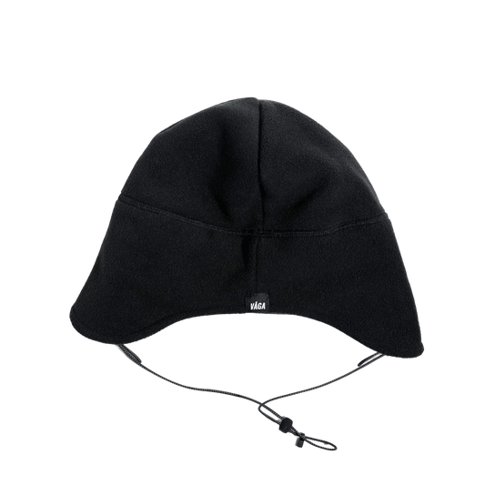 VÅGA Fleece Summit Beanie – Black - Interval Running