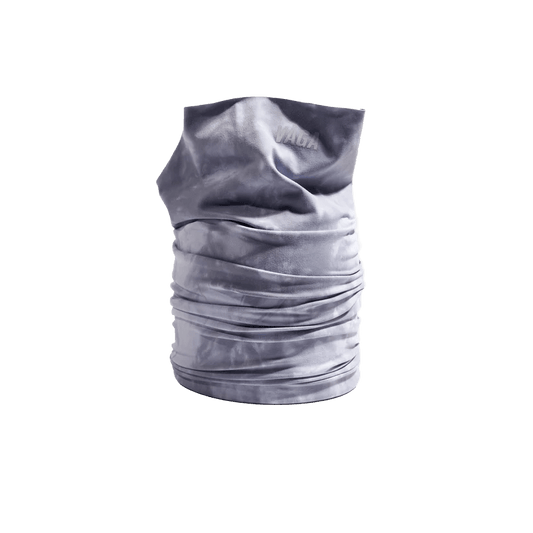 VÅGA Jersey Lightweight Neck Gaiter - Dark Grey / Light Grey - Interval Running