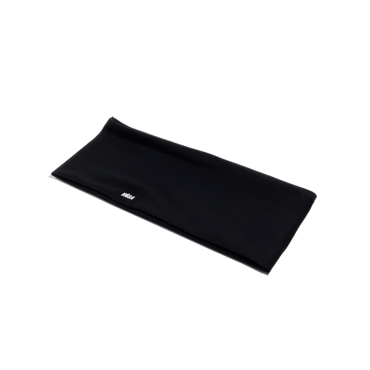 VÅGA Jersey Midweight Headband – Black - Interval Running