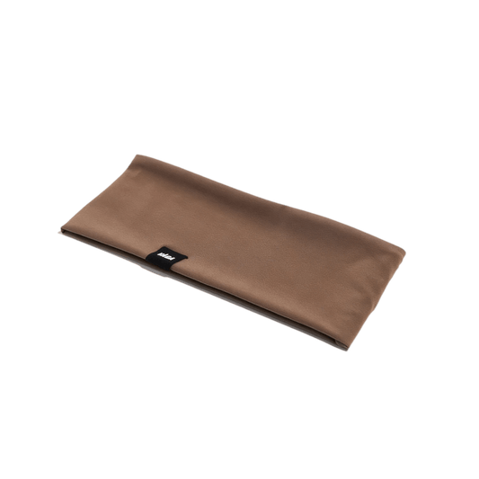 VÅGA Jersey Midweight Headband – Dark Taupe - Interval Running
