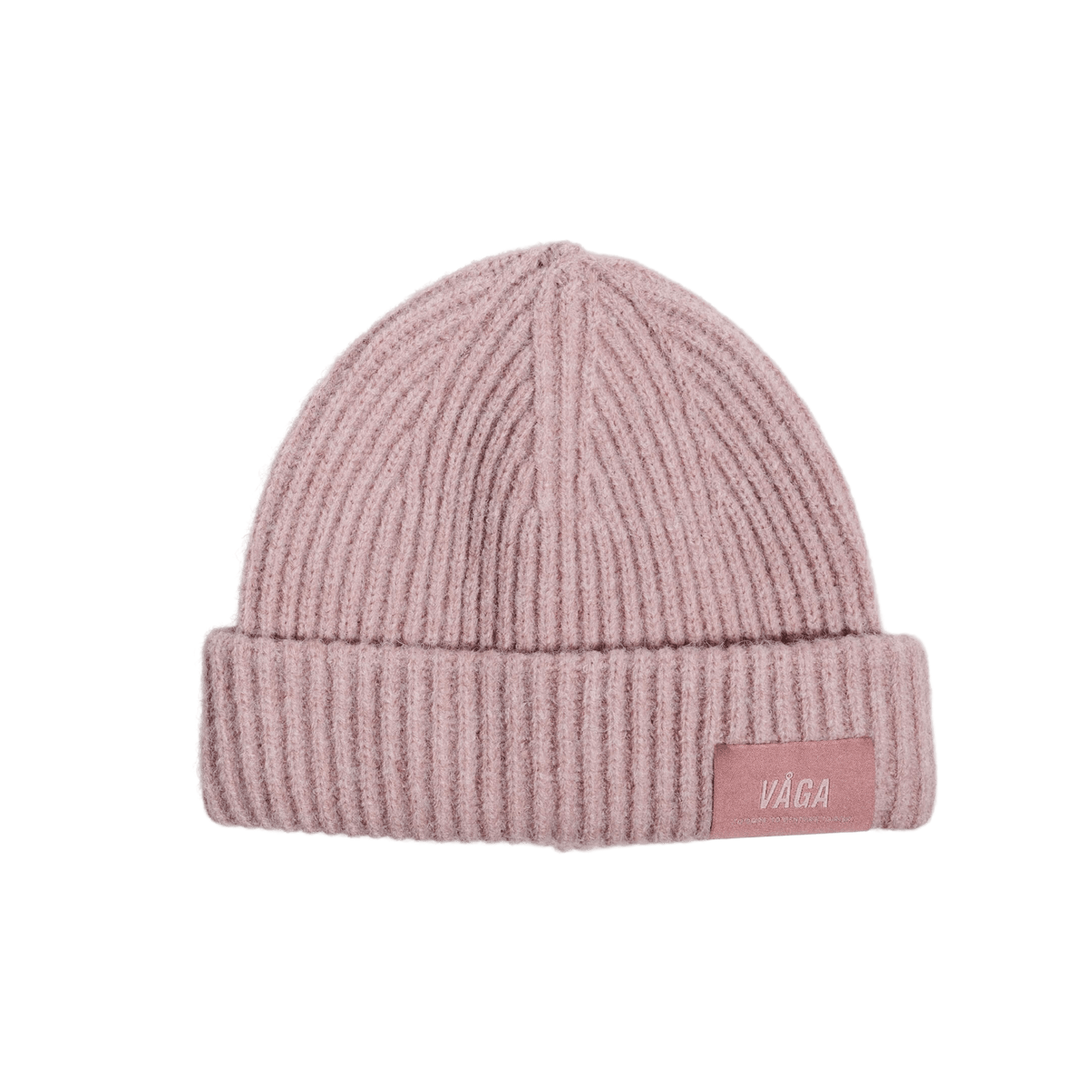 VÅGA Midweight Beanie – Dusky Rose - Interval Running