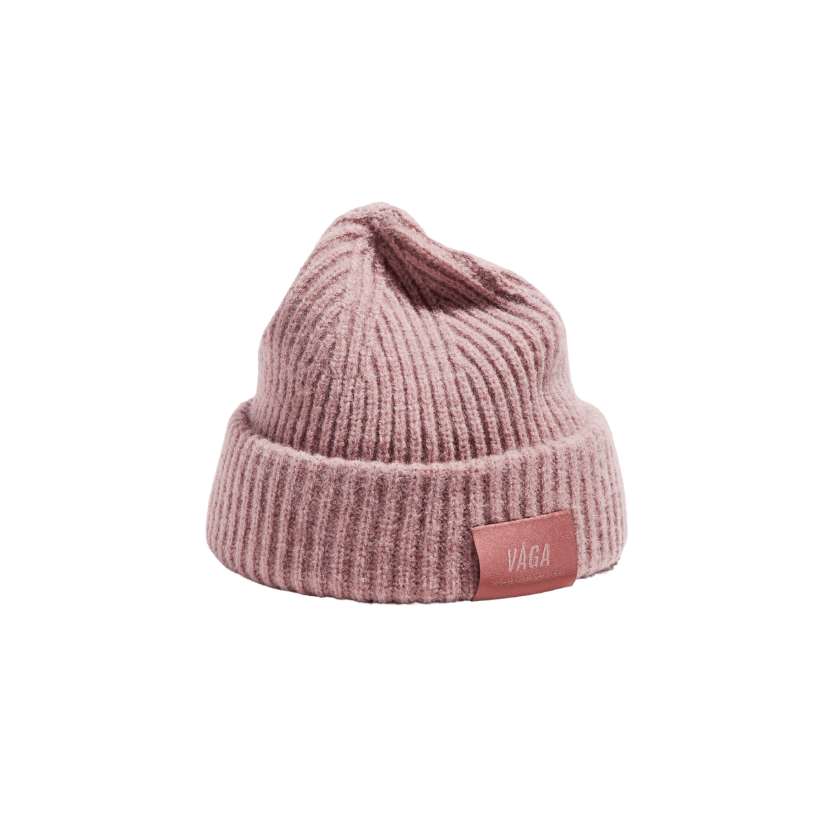 VÅGA Midweight Beanie – Dusky Rose - Interval Running