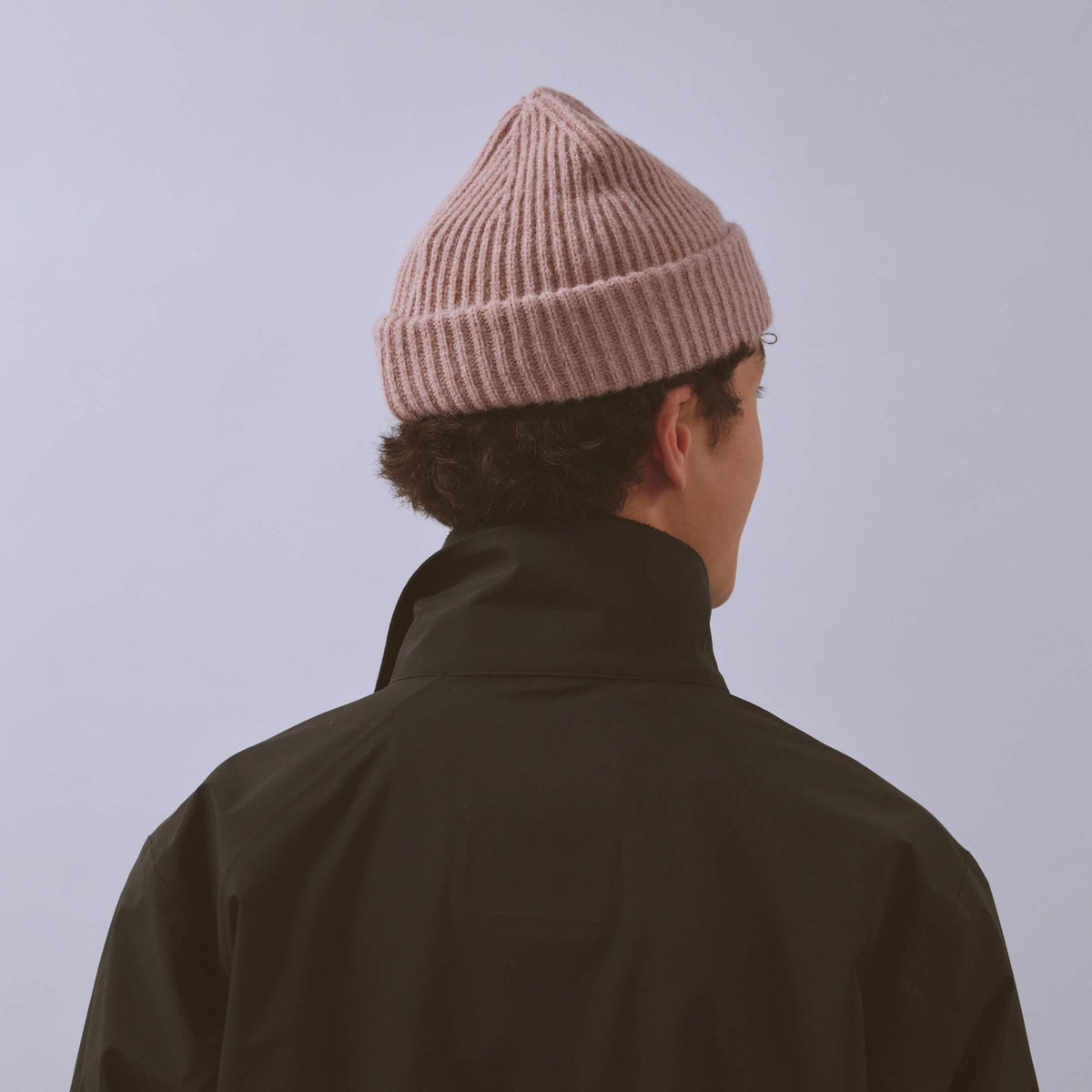 VÅGA Midweight Beanie – Dusky Rose - Interval Running