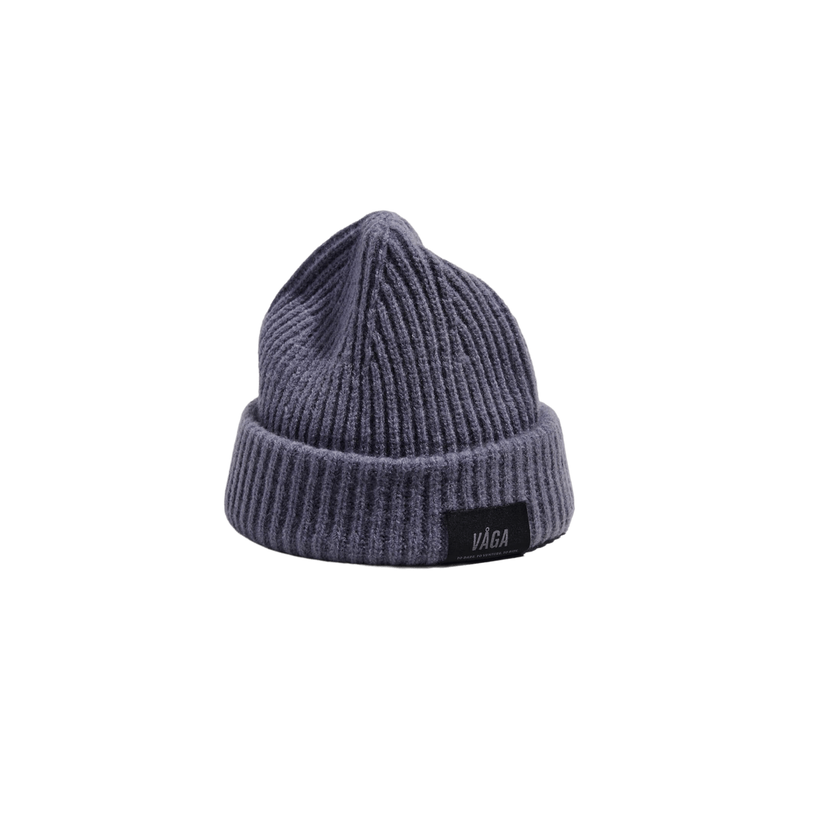 VÅGA Midweight Beanie – Dust Blue - AW26 - Interval Running