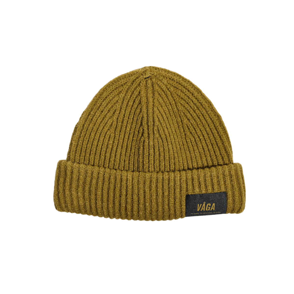 VÅGA Midweight Beanie – Moss Green - Interval Running