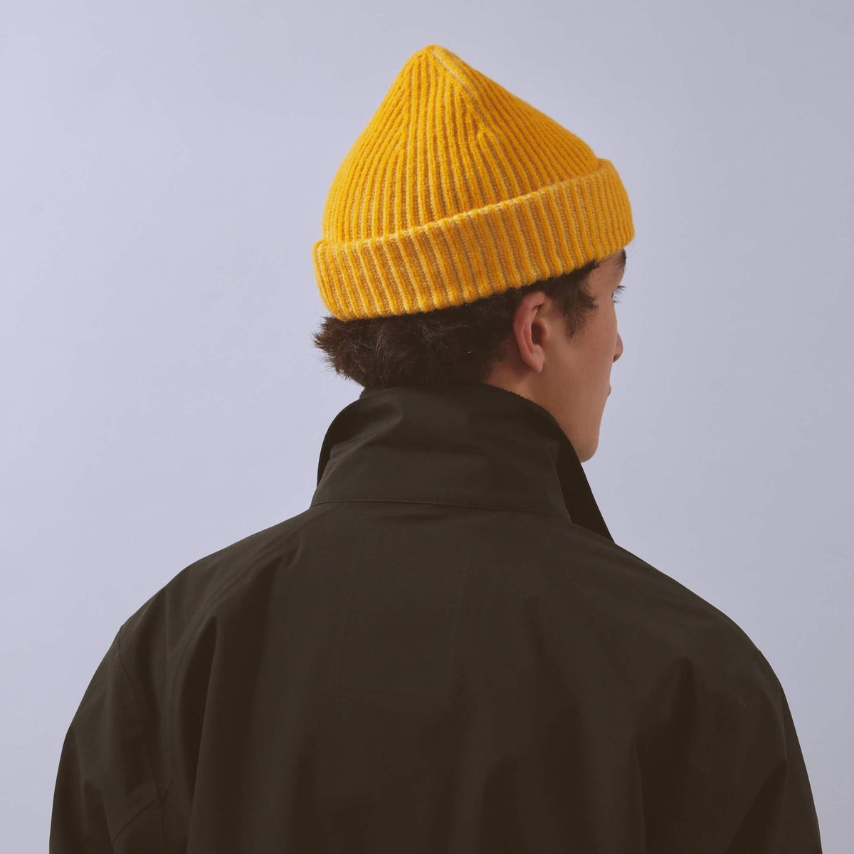 VÅGA Midweight Beanie – Pale Lemon / Yellow - Interval Running