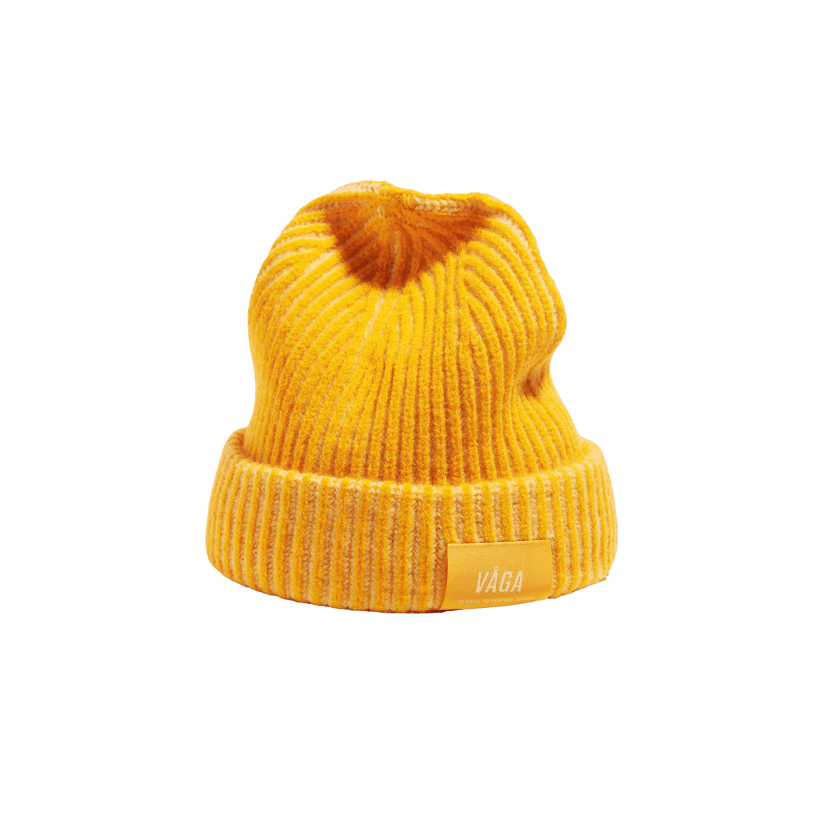 VÅGA Midweight Beanie – Pale Lemon / Yellow - Interval Running