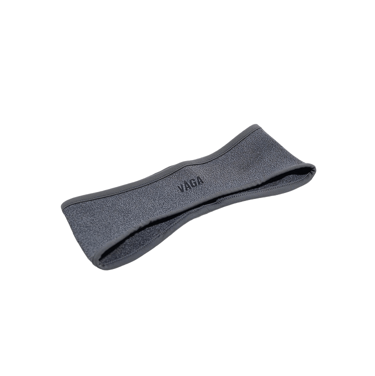 VÅGA Performance Headband – Dark Grey Melange - Interval Running