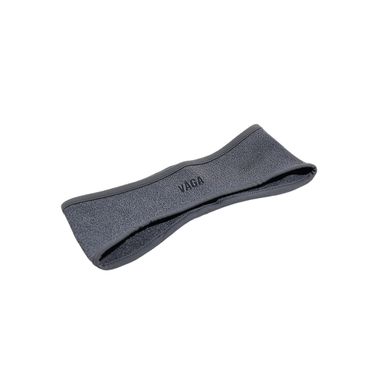 VÅGA Performance Headband – Dark Grey Melange - Interval Running