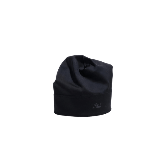 VÅGA Performance Skull Cap – Black - Interval Running