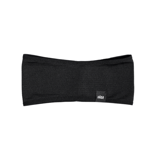 VÅGA Summit Performance Headband – Black - Interval Running