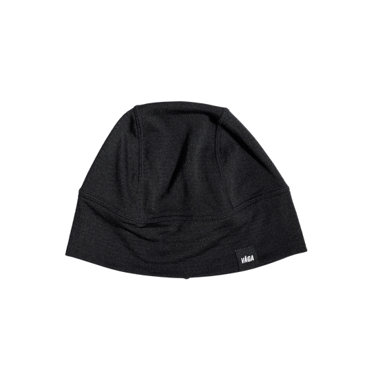 VÅGA Summit Performance Skull Cap – Black - Interval Running