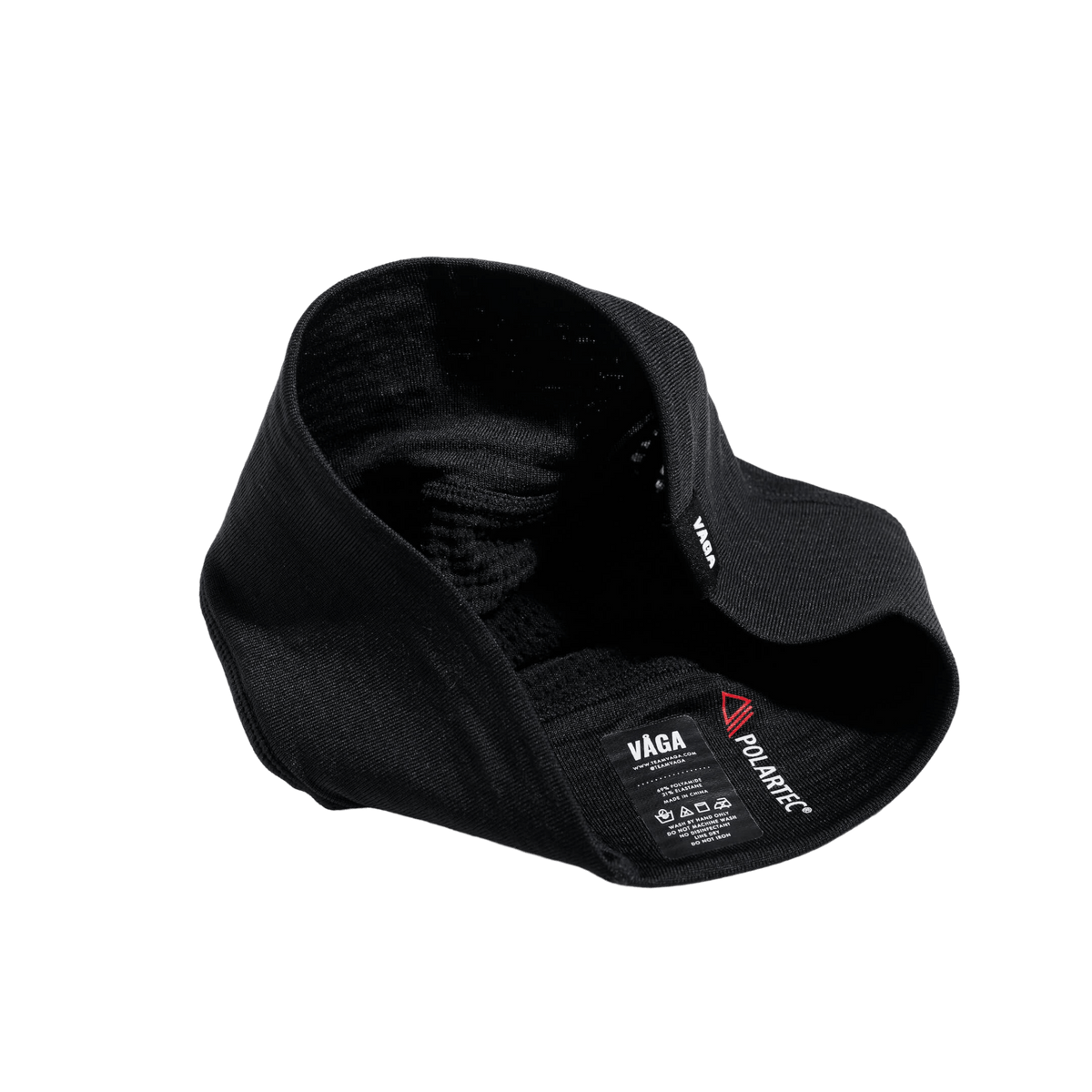 VÅGA Summit Performance Skull Cap – Black - Interval Running