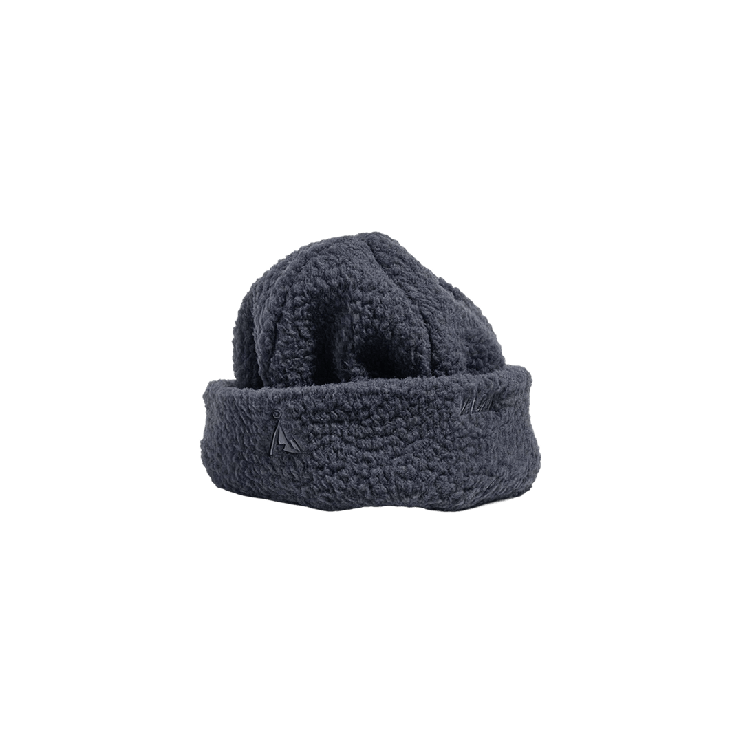 VÅGA Teddy Fleece Beanie – Charcoal - Interval Running