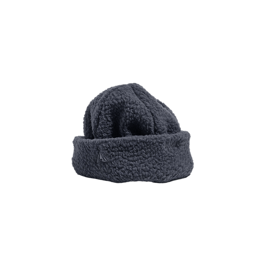 VÅGA Teddy Fleece Beanie – Charcoal - Interval Running