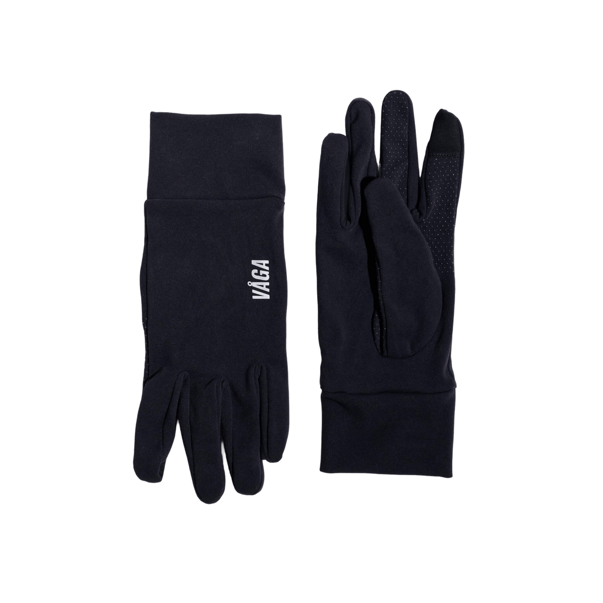 VÅGA Tempo Lite Gloves – Black - Interval Running