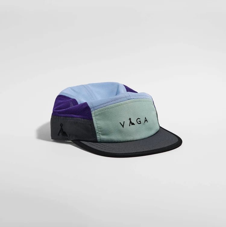 VÅGA Club Cap - Blue / Purple / Mint - Interval Running